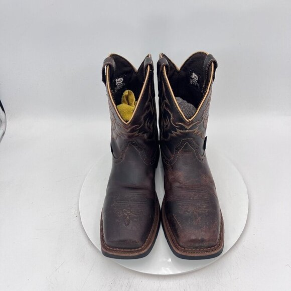 Justin Jalena Maple Women Size 10B WKL9978 Brown Leather Steel Toe Western Boot - Picture 3 of 15